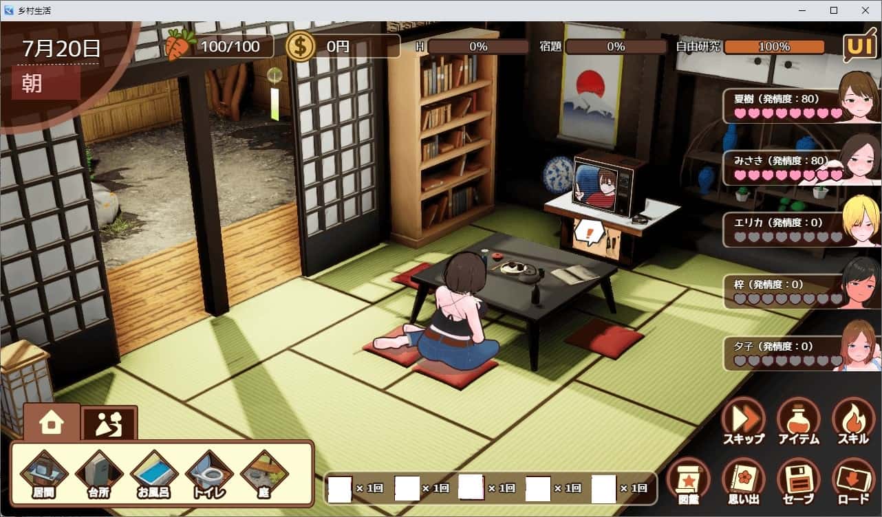 乡村生活：我与大姐姐的火辣暑假全息投影
